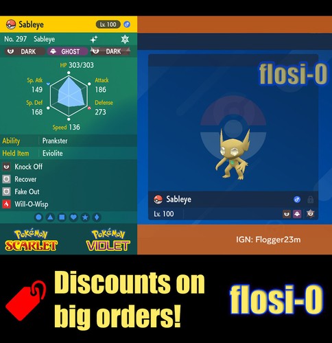 6iv shiny sableye pokemon - shiny,