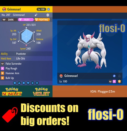 6iv shiny grimmsnarl - 6iv,