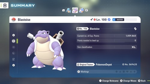 6iv shiny blastoise pokemon - 6iv,