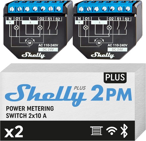 Shelly plus 2pm pack 2 - pack, of